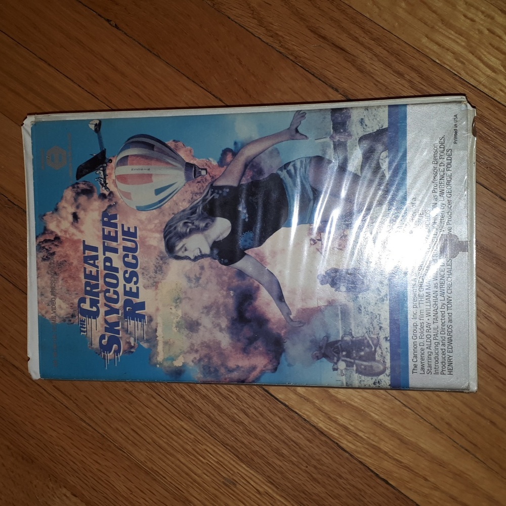 The Great Skycopter Rescue VHS Clamshell